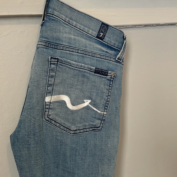 7’s - For All Mankind - light straight leg denim - Picture 5 of 7